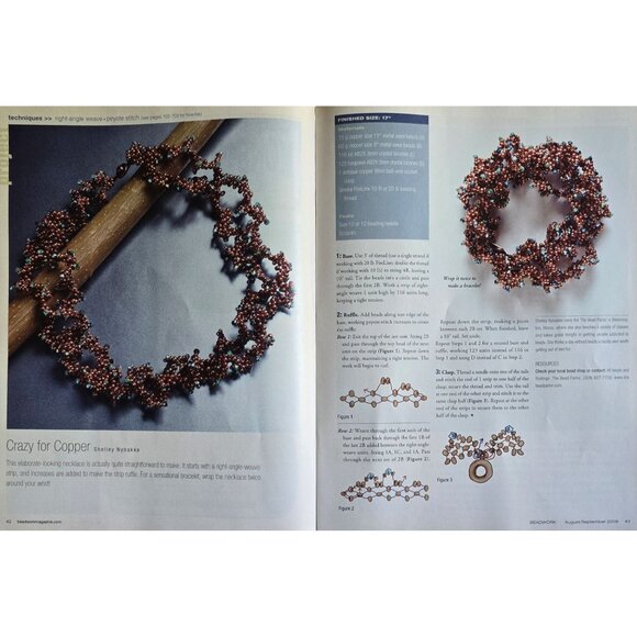 Beadwork Magazine August September 2008 Fall Jewelry Collection - Picture 8 of 15